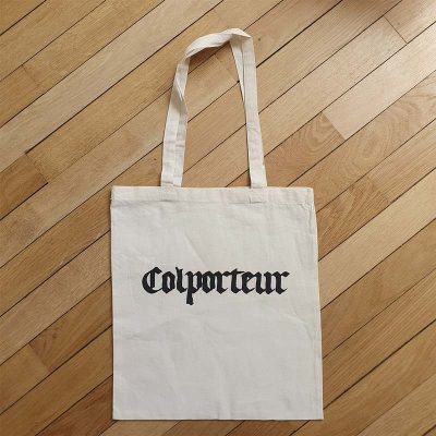 Tote Bag naturel - Sérigraphie noire CLPRTR