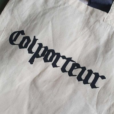 Tote Bag naturel - Sérigraphie noire CLPRTR